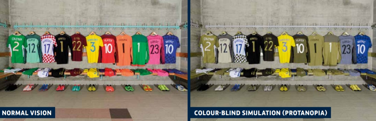 Kit Colour Changes To Support Those With Colour Blindness?