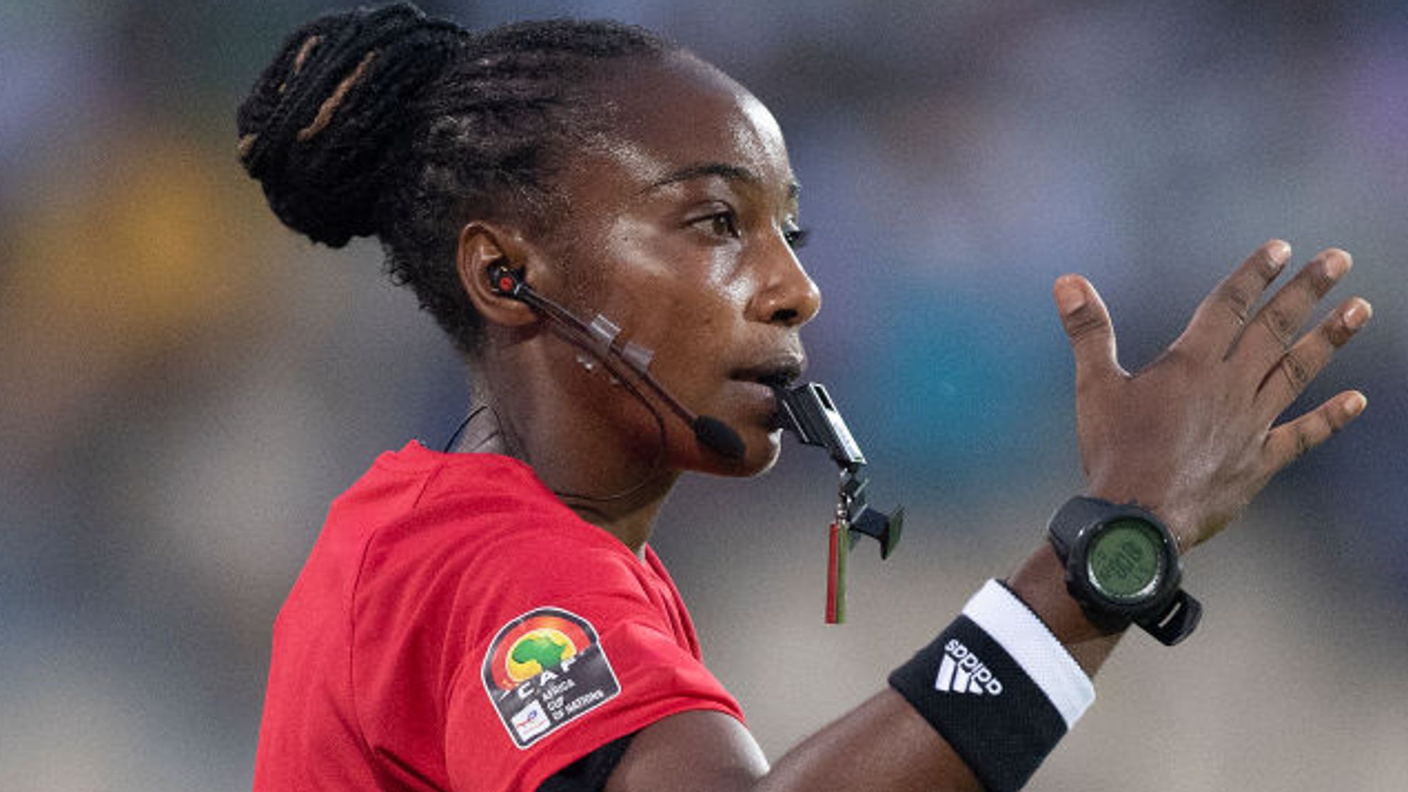 Salima Mukansanga Makes History Refereeing at the African Cup of Nations